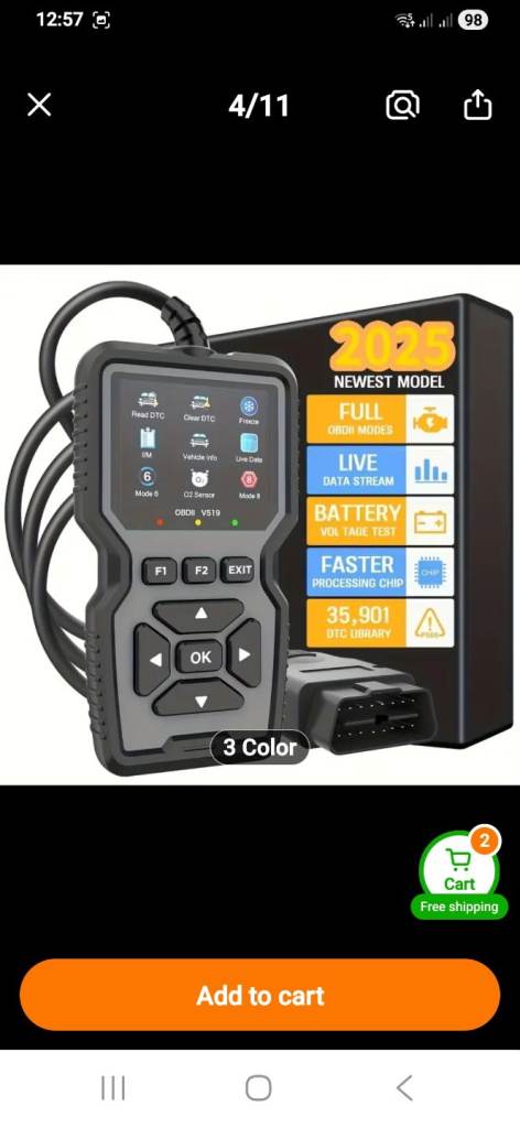 PROFESSIONAL OBD2 SCANNER
