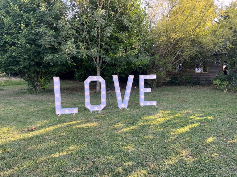 Wedding Wooden letters LOVE