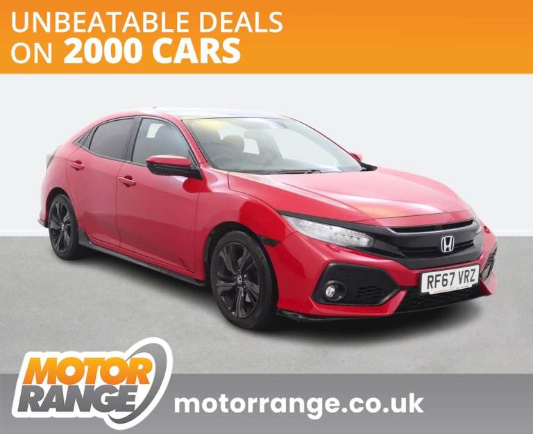2017 Honda Civic 1.5 VTEC Turbo Sport Plus 5dr CVT HATCHBACK PETROL Automatic