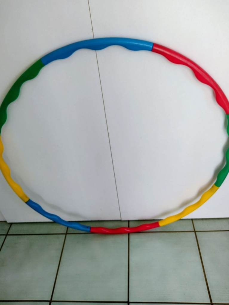 Large Weighted Sectional Hula Hoop adult size. See the photos & details!