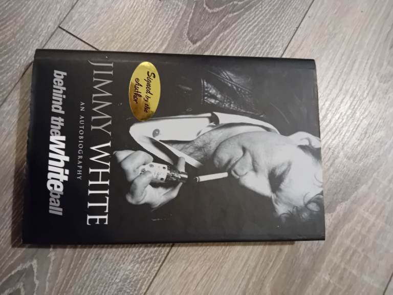 Jimmy white autograph signed book