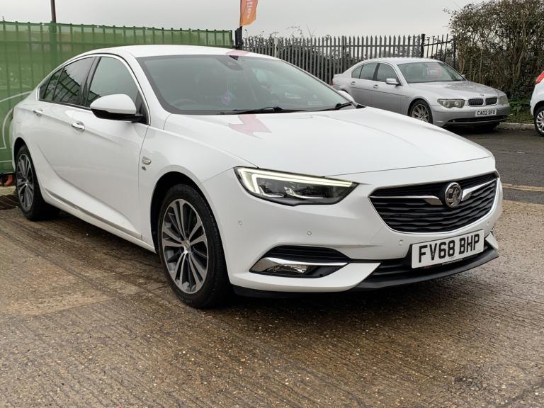 VAUXHALL INSIGNIA 1.5 i Turbo GPF Elite Nav White Auto Petrol 2018