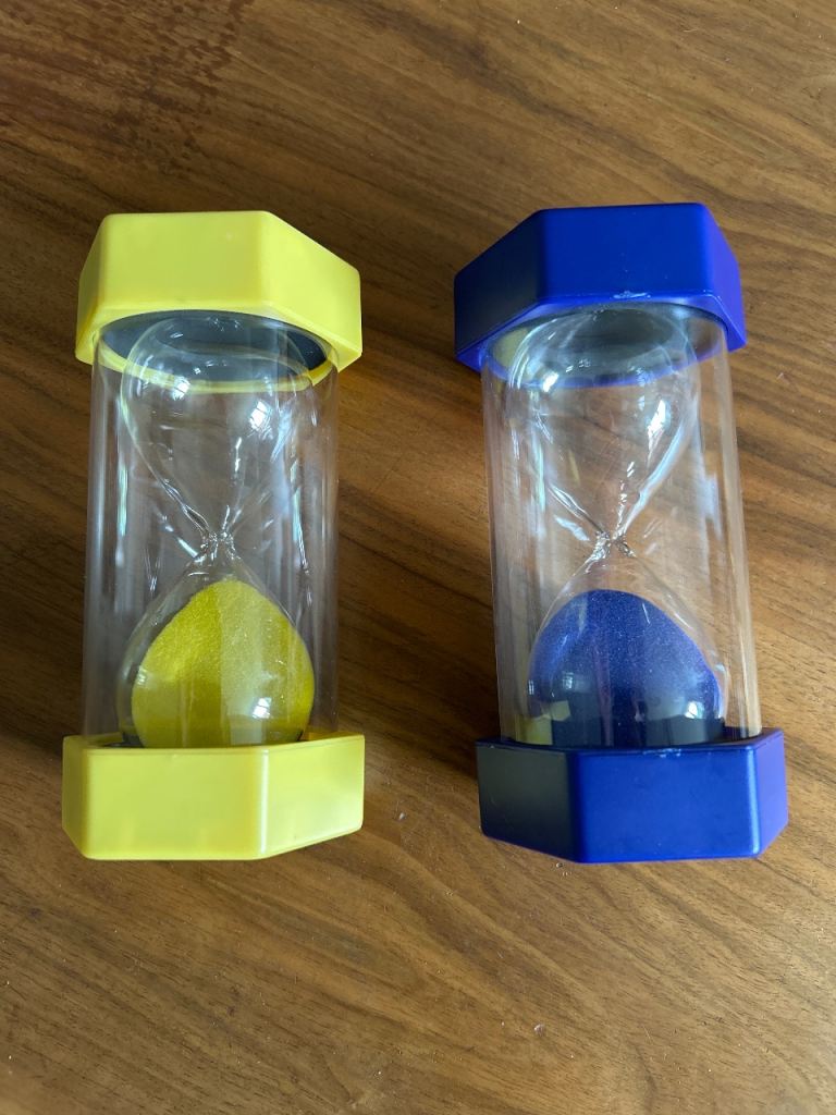 Sand timers - 3 and 5 minutes 