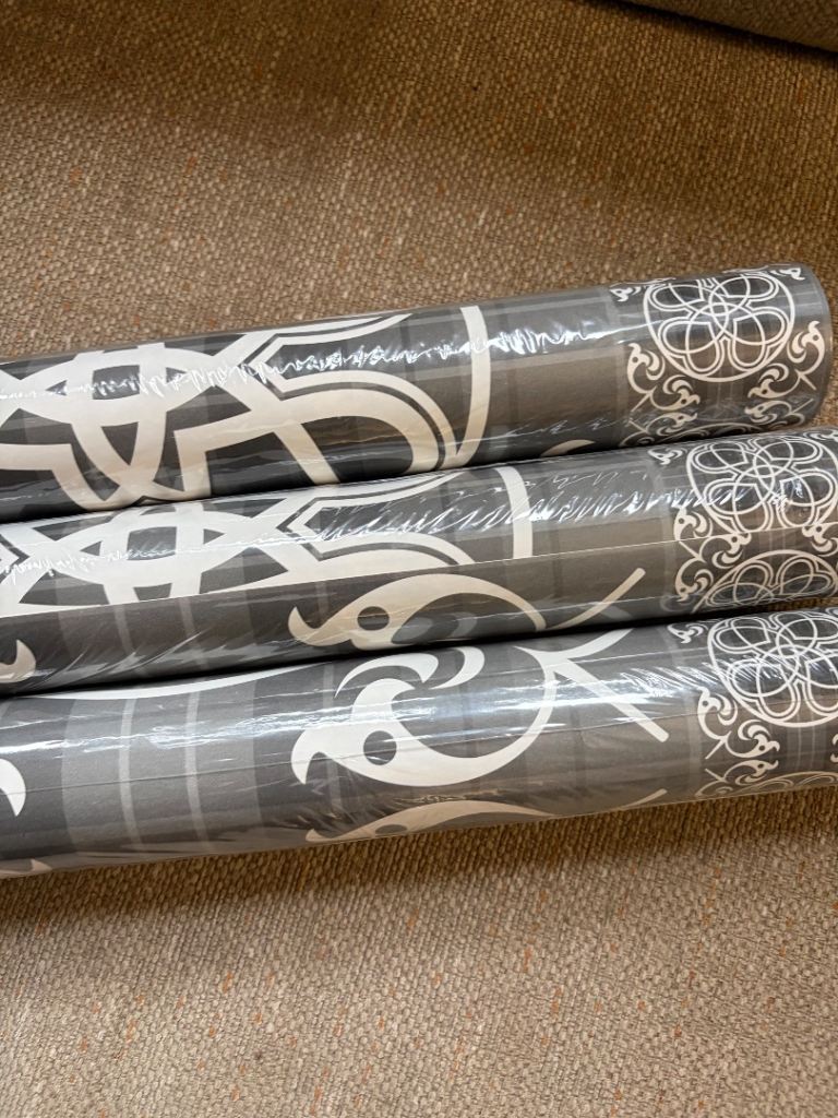 Graham & Brown Isabella Charcoal Wallpaper - 3 Rolls Marcel Wanders