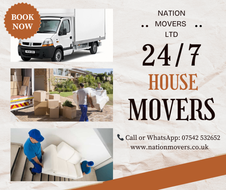 24/7 Man and Van Hire – House Furniture Piano Movers, Office Clearance & Rubbish Disposal Europe