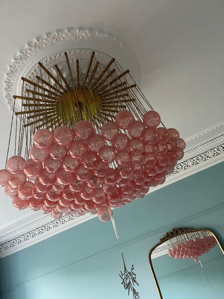 Murano handmade glass chandelier 