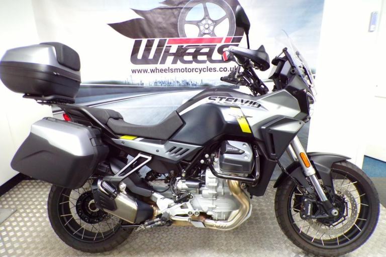 2024 MOTO GUZZI STELVIO WITH LUGGAGE