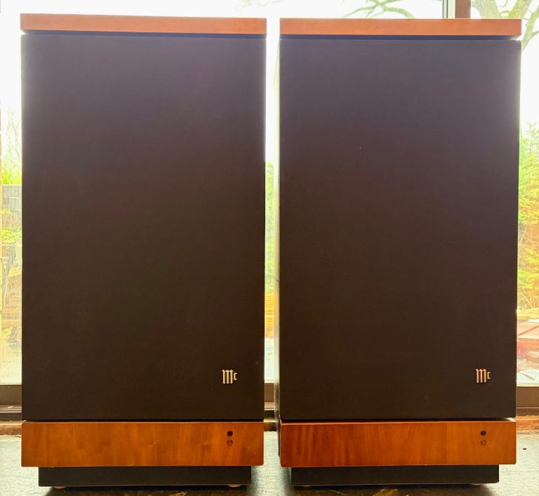 McIntosh XR 5 speakers, with MQ104 custom environmental equaliser and spares