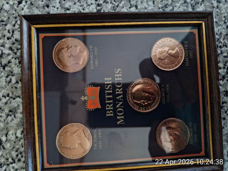 british monarchs coin set collection kingslynn only