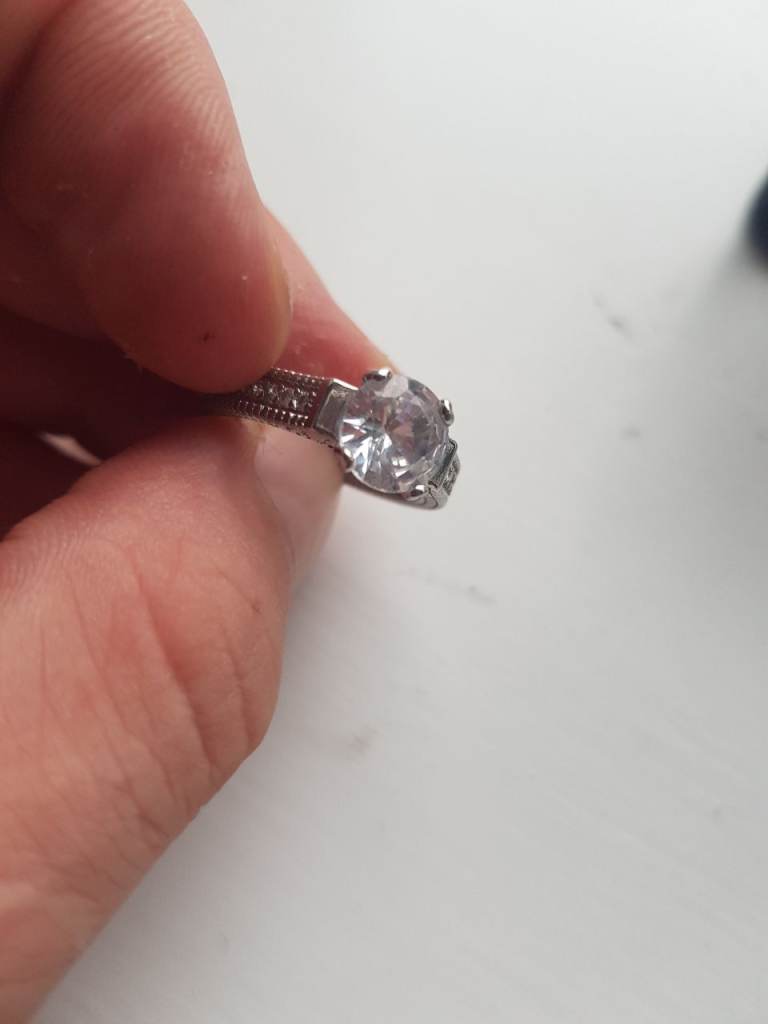 Diamond 925 engagement ring 