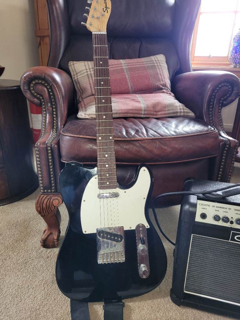 Fender squire telecaster and crate 15w amp
