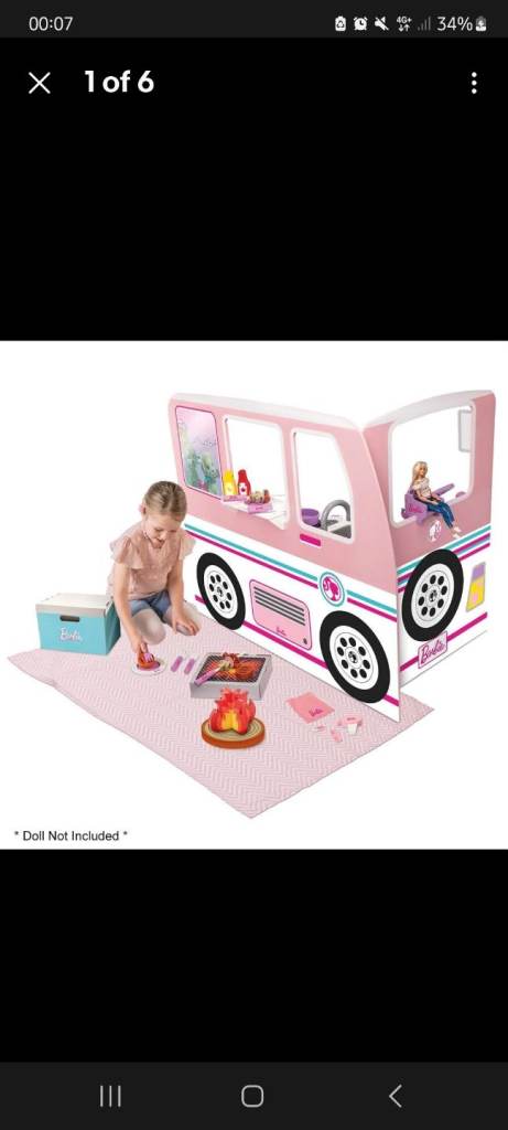 barbie camper van activity play brand new boxed retail price 180 accept £100