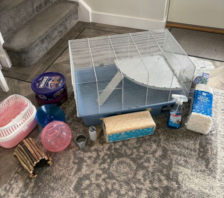 Hamster Cage and Accessories 