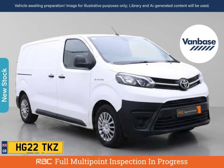 2022 Toyota ProAce 75kWh Icon Medium Panel Van 6dr Electric Auto MWB (7kW OBC) (136 bhp) Panel Va...