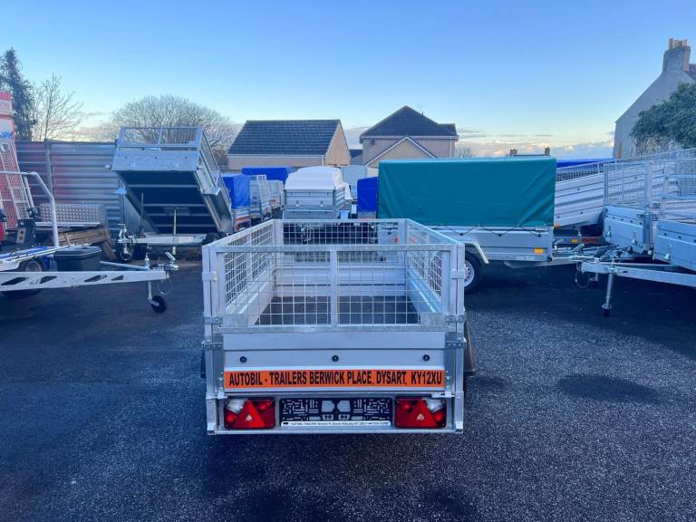 BRAND NEW 6 x 4 (B202) SINGLE AXLE NIEWIADOW TRAILER WITH 40CM MESH 750KG