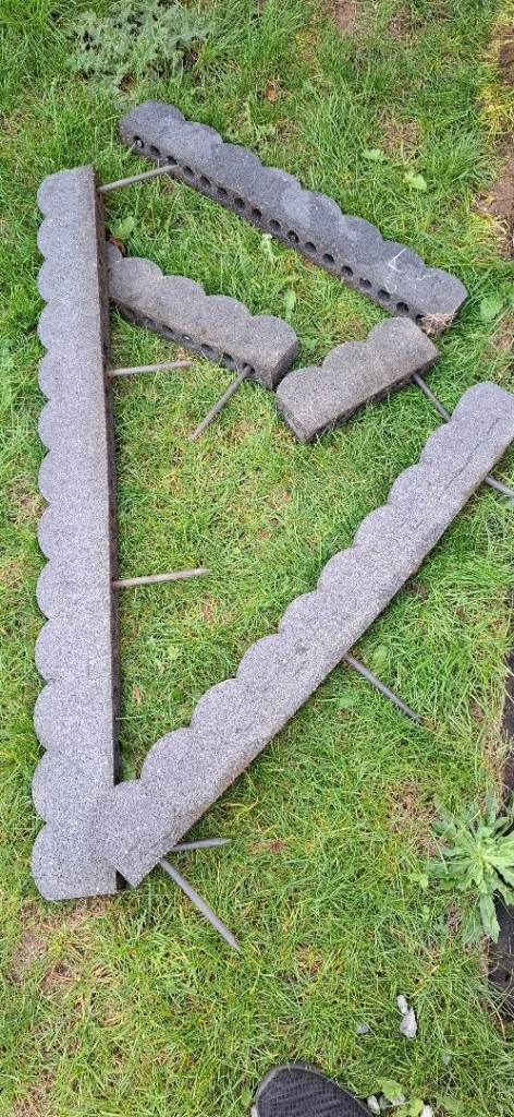 Garden Border Edging – Grey rubber, Good Condition | in Botley ...