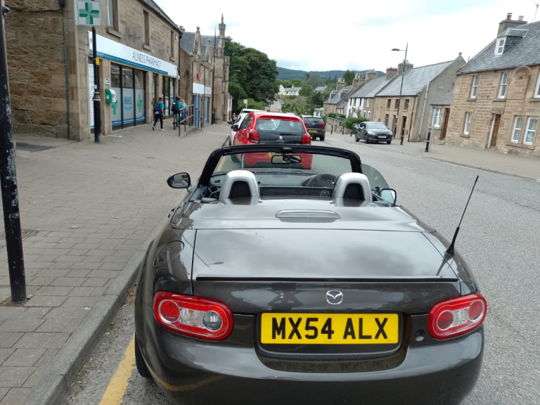 MX5 private number plate