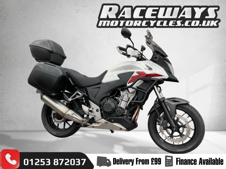 2015 HONDA CB500X, 2015 15 PLATE,WHITE,12 MONTHS MOT, HPI CLEAR, 25,018  MILES