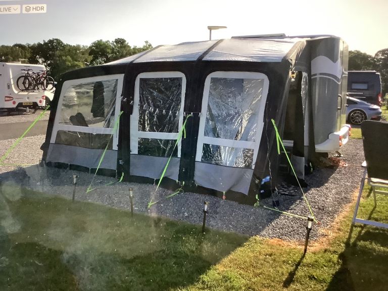 Caravan awning