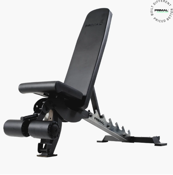 Primal Personal Series Adjustable Bench with Foot Support