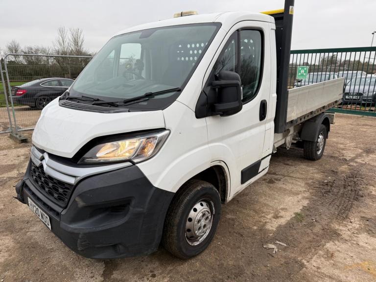 2020 Citroen Relay 2.2 BlueHDi Tipper 165ps Accident Damaged Salvage INC VAT CHASSIS CAB Diesel M...