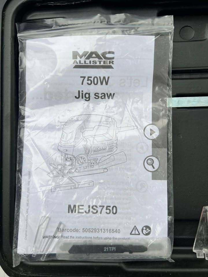 Mac Allister MEJS750 750W Corded Jigsaw