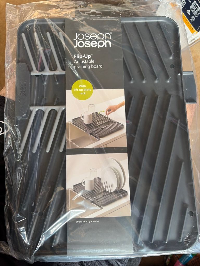 Joseph Joseph Flip-Up Adjustable Draining Board – Brand New