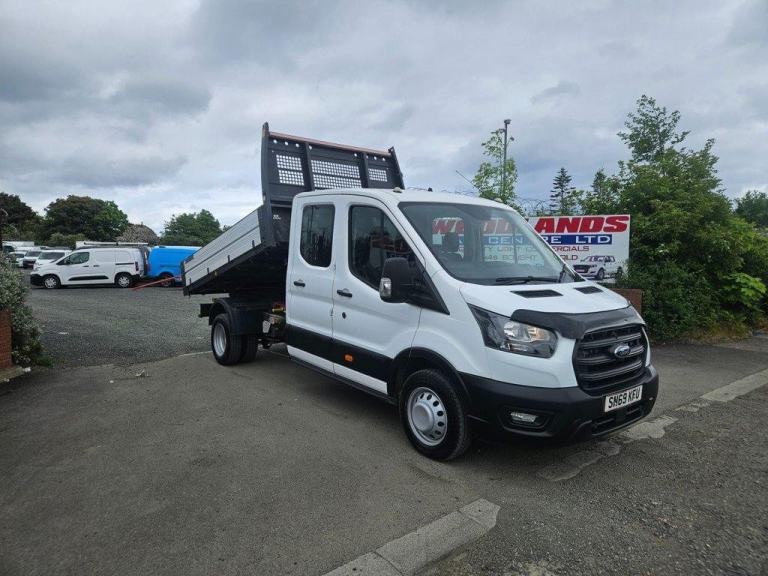 2019 ON 69 PLATE FORD TRANSIT 350 LEADER TDCI 170 CREW CAB TIPPER ULEZ FREE ZONE