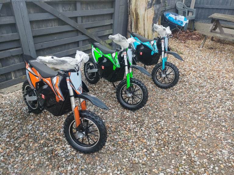 KIDS ELECTRIC DIRT BIKE MOTORBIKE BRAND NEW BUILT READY TO GO