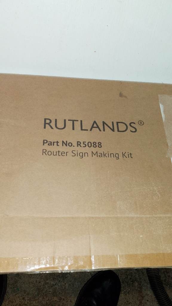 Rutland's Router Sign Making Kit 