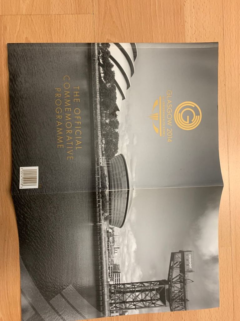2 Glasgow Commonwealth 2014 Games Programme 