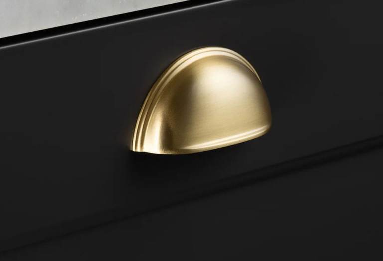 £500 worth of Satin Brass Kitchen Cabinet Handles - Hendel and Hendel