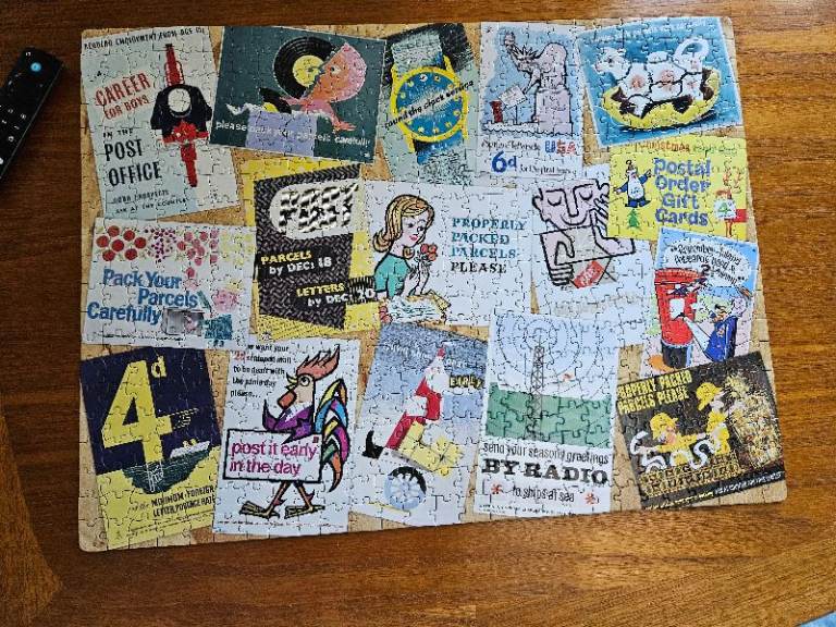 550 piece Past times jigsaw puzzle