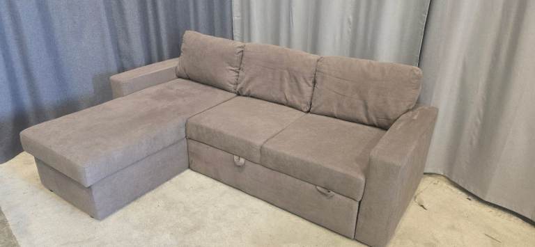 Miller corner sofa Bed Mocha 