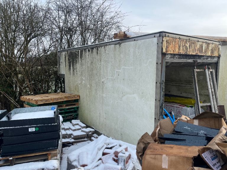 Luton van back/storage for stables 