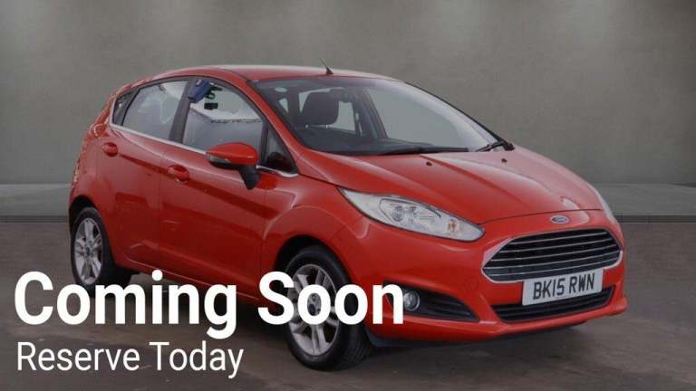 2015 Ford Fiesta 1.25 82 Zetec 5dr HATCHBACK PETROL Manual