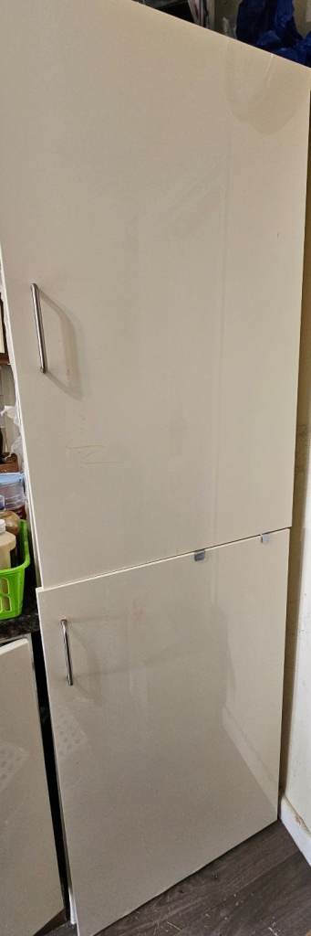Kitchen larder units with handles