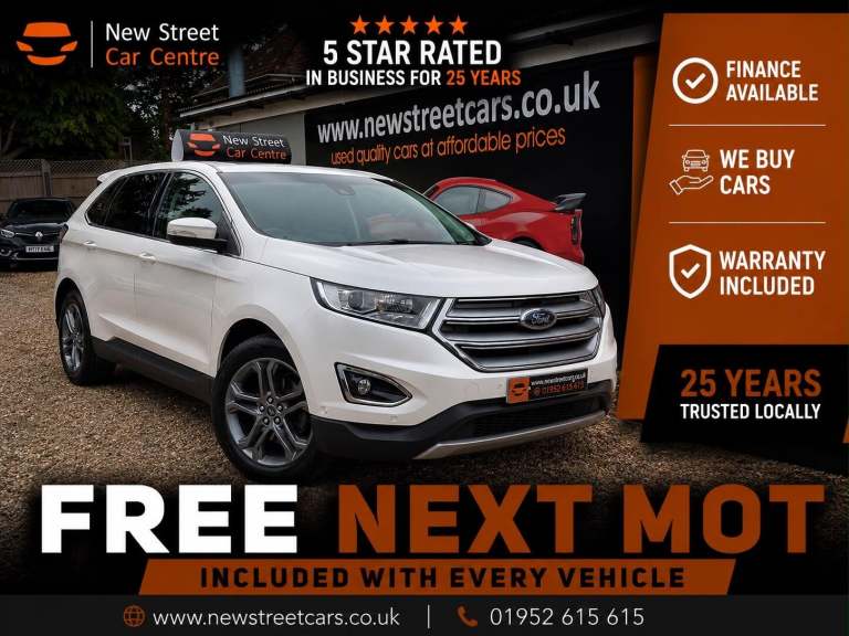 2017 Ford Edge 2.0 TDCi Titanium AWD Euro 6 (s/s) 5dr ESTATE Diesel Manual