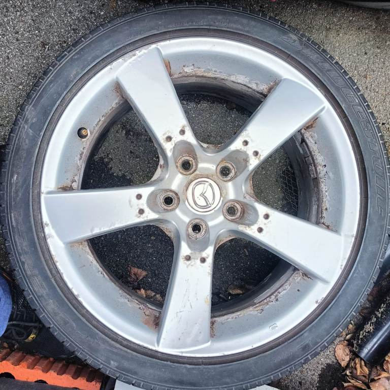 18inch 5x 114.3 Alloy Wheels Pirelli Set of 4, Mazda RX8, Toyota,Lexus,Nissan JDM