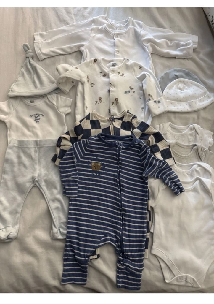 Boys Newborn Baby First Size Clothing Bundle
