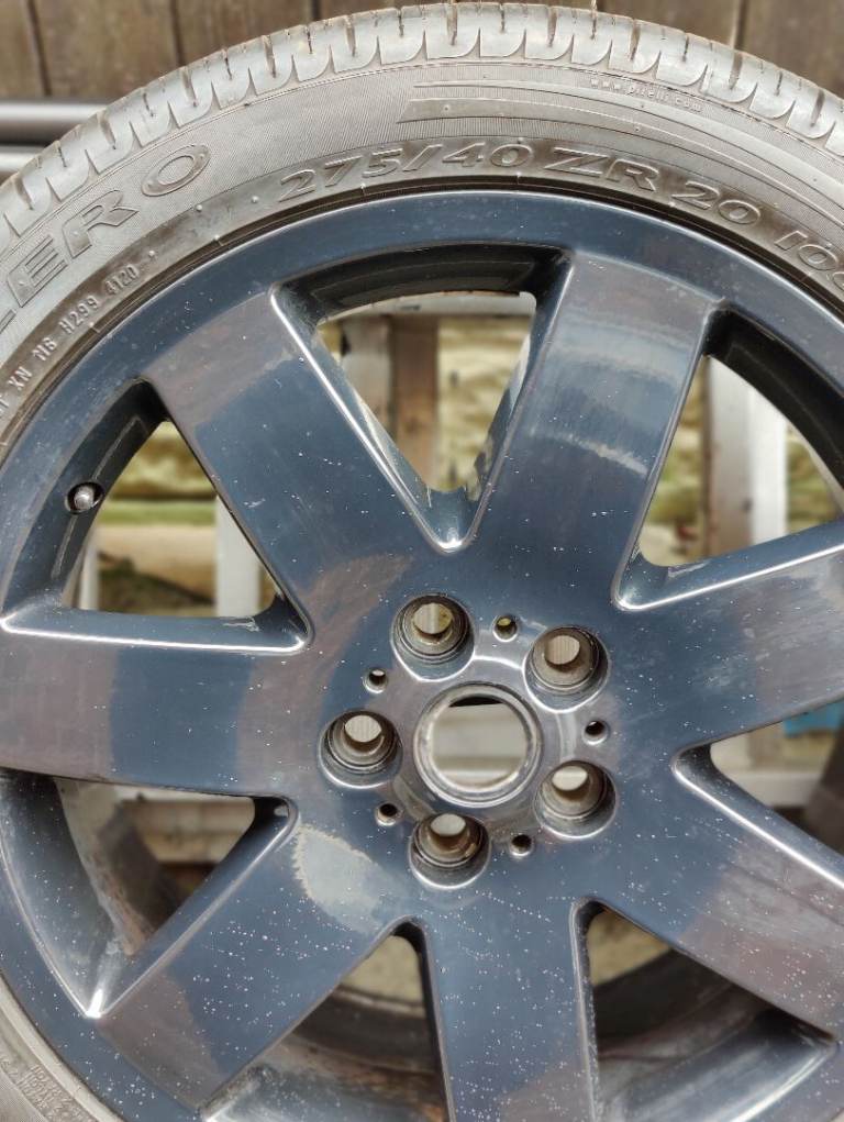 20" Land rover black alloys + Pirelli Tyres