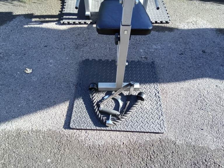 York Weight Bench with Butterfly and Lat Pull Down with Attachments