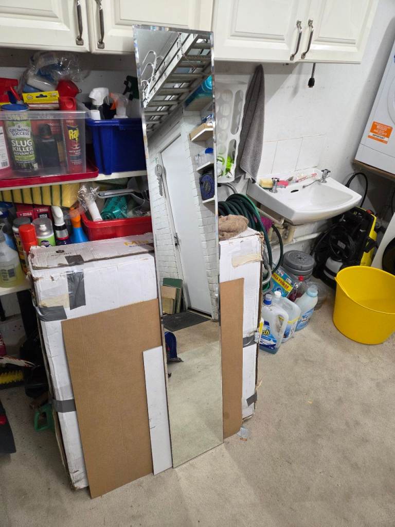 TALL BEVELLED   EDGED MIRROR 