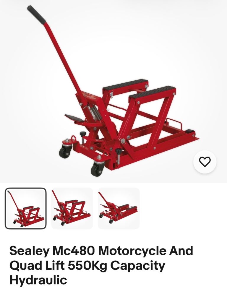 Motorcycle motorbike lift jack ramp quad etc 