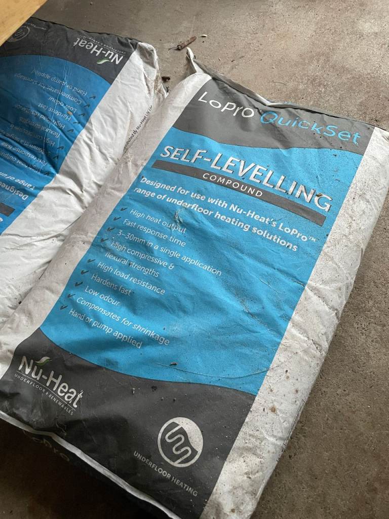 Quickset concrete, postmix and self-levelling compound