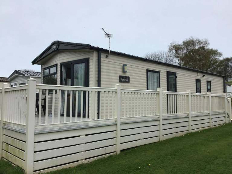 2022 ABI Keswick 36 x 12 Static Caravan on site at Hoburne Devon Bay, Paignton