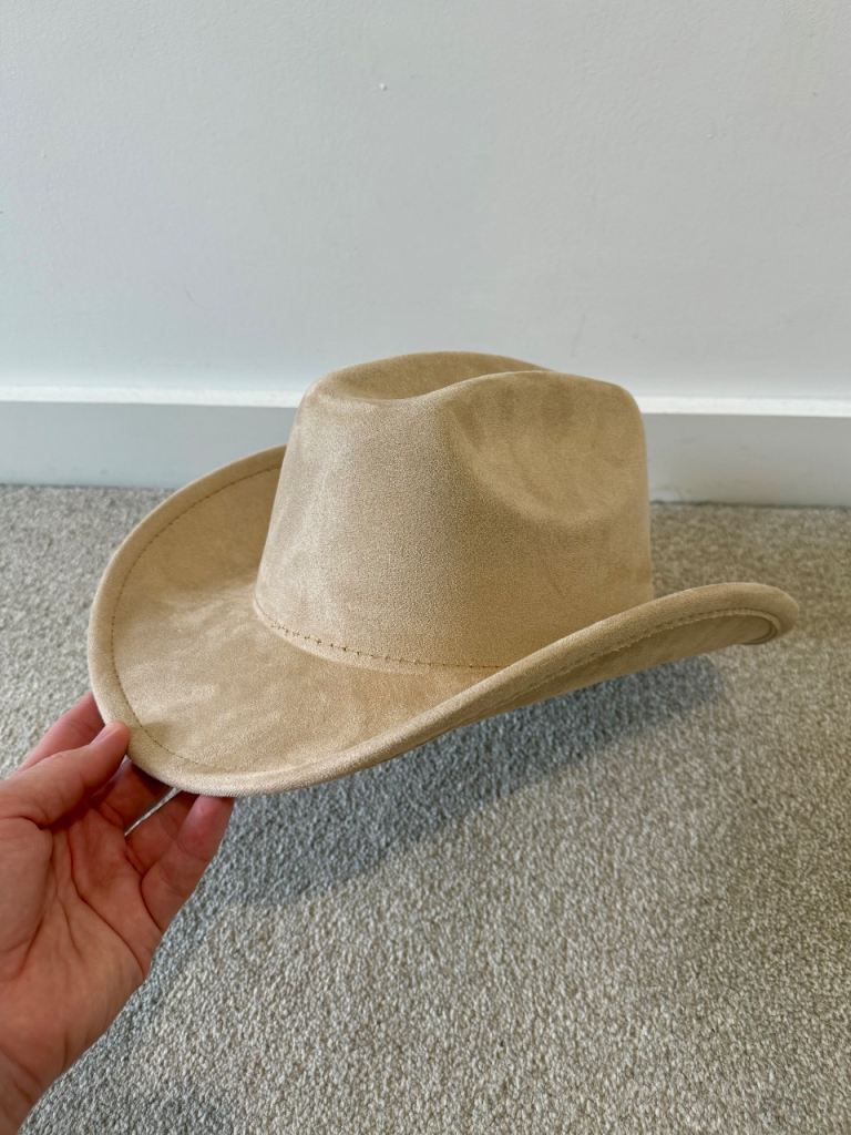 Tolasto adults beige suede Texas cowboy boy