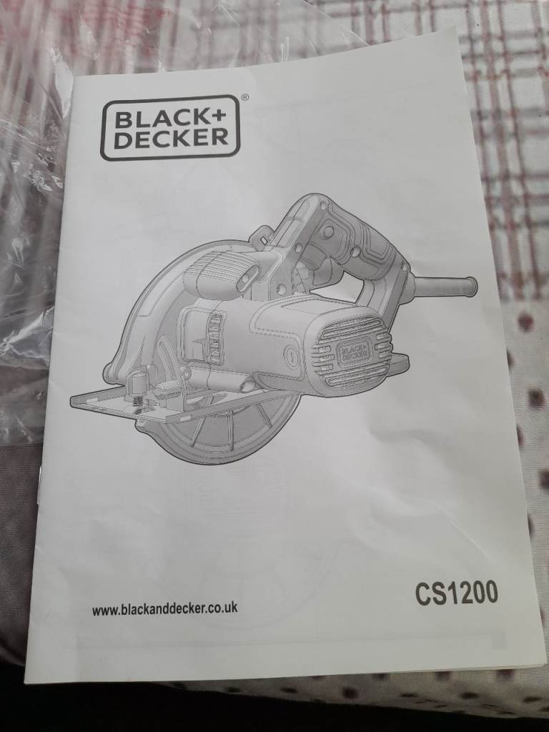 Black & decker circular saw as new condition 