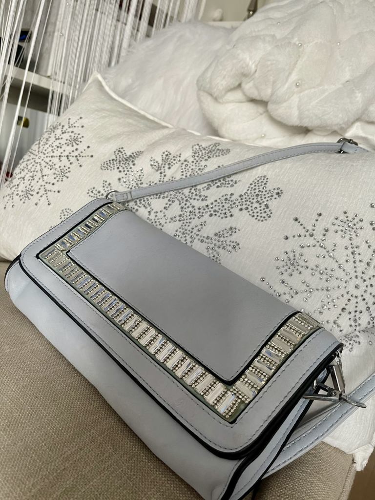 Light blue new hand bag 