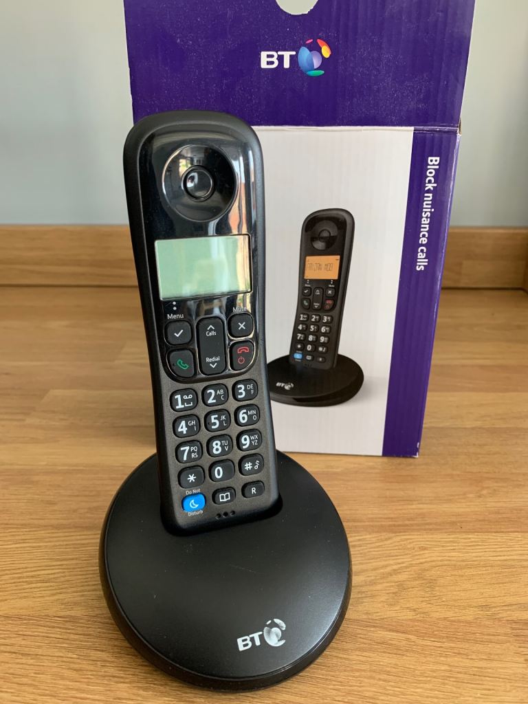 BT Everyday Cordless Phone - Black – Brand New in Box 